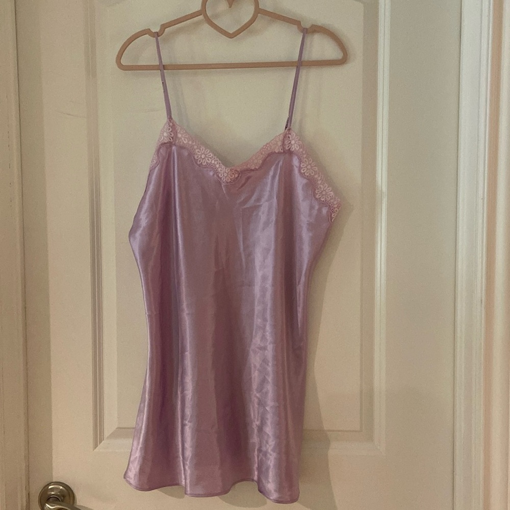 VERSAILLES Lace Slip Nightgown  Lilac size medium​​​​​​​​